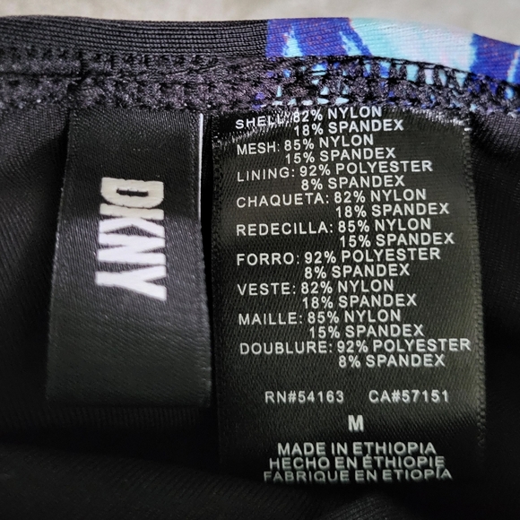 DKNY Womens M One Piece Tummy Control Halter Neckline Swimsuit UPF P…‎ - Picture 5 of 7